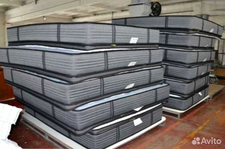 Матрас одно спальный жесткий зональный с гарантией