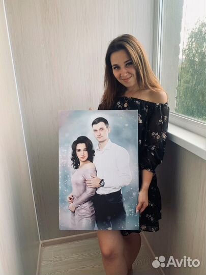 Портрет на холсте