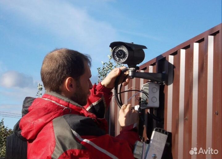 Установка камер видеонаблюдения, настройка, ремонт