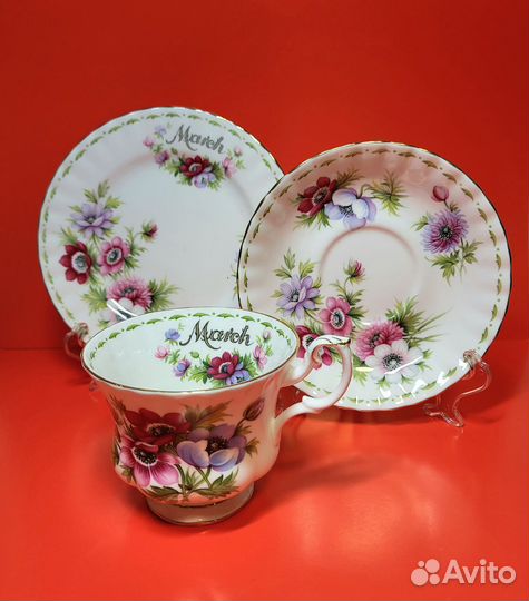 Чайные пары Royal Albert. Цветок месяца