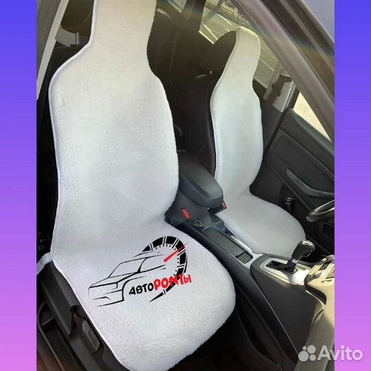 Меховые накидки искусств овчина белые