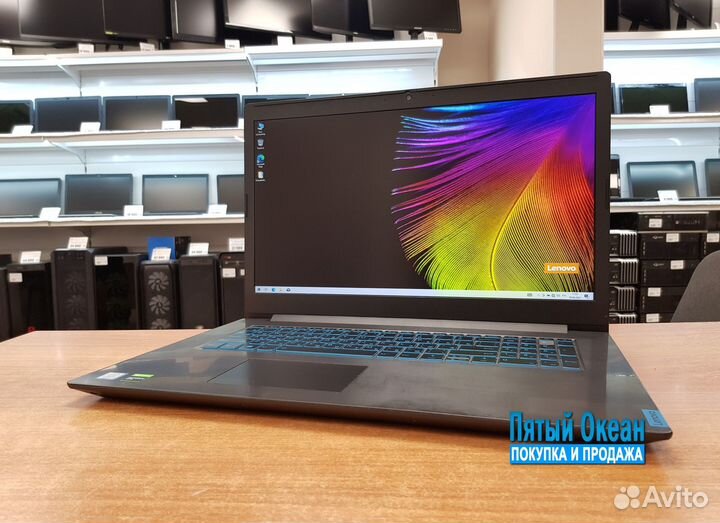 Игровой ноутбук Lenovo FHD 17, Core i5 9300H, GTX