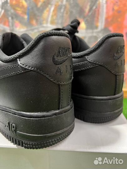 Nike air force 1 черные оригинал