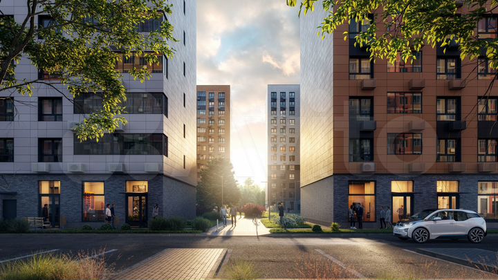 2-к. квартира, 55,4 м², 12/14 эт.