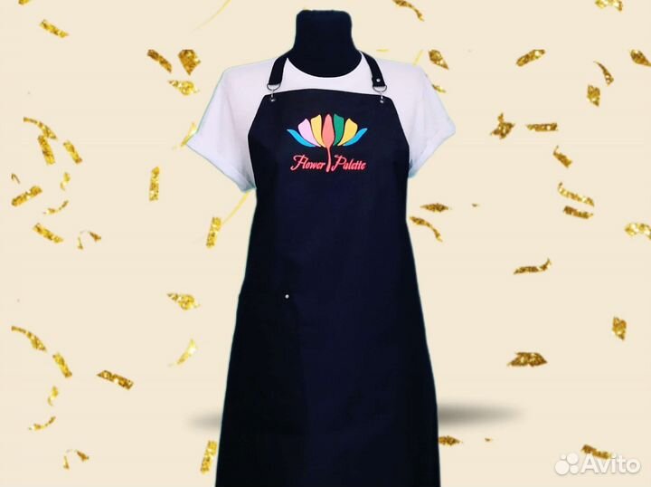 Фартук для флориста с логотипом