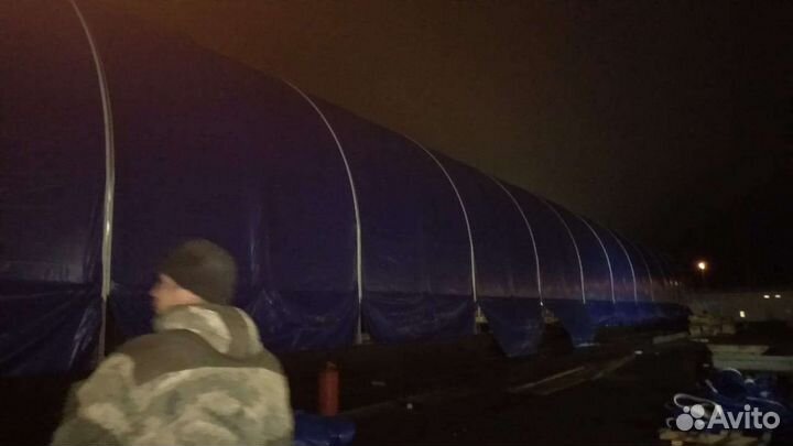 Изготовление тентов для ангара