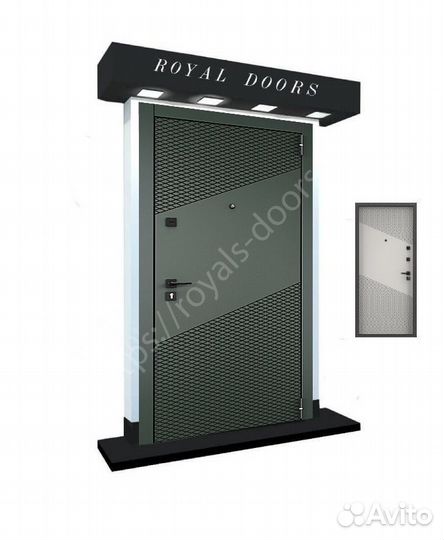 Современная металлическая дверь