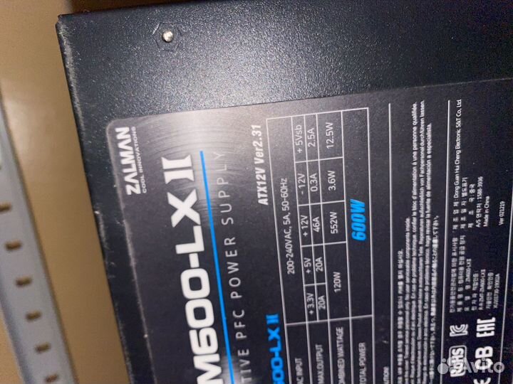 Блоки питания 600/750w