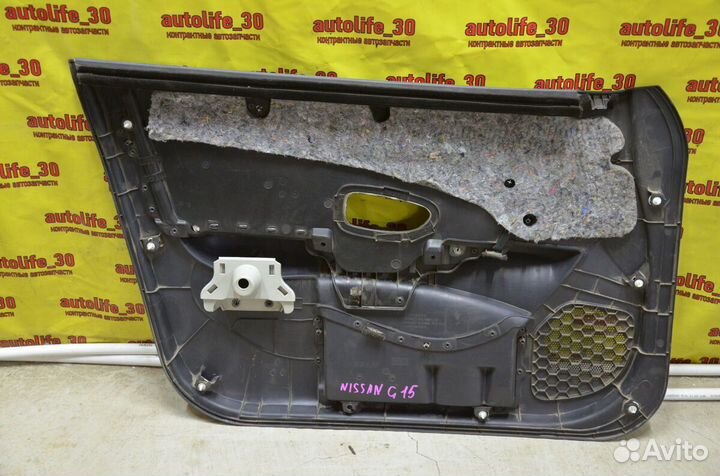 Обшивка передней правой двери Nissan Almera G15