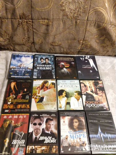 Dvd диски очень разных жанров много