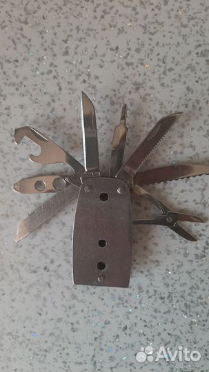 Мультитул туристический, stainless, 12 опций