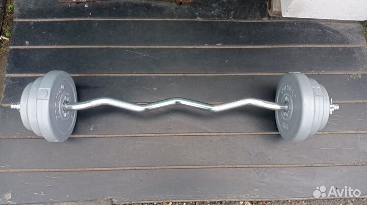 Штанга гриф блины бу