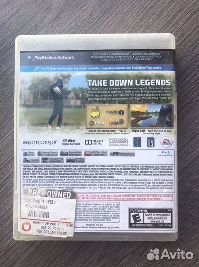 Tiger Woods PGA tour 14 (ps3)