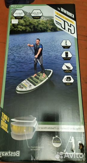 Доска SUP надувная hydro force Kahawai 10'2