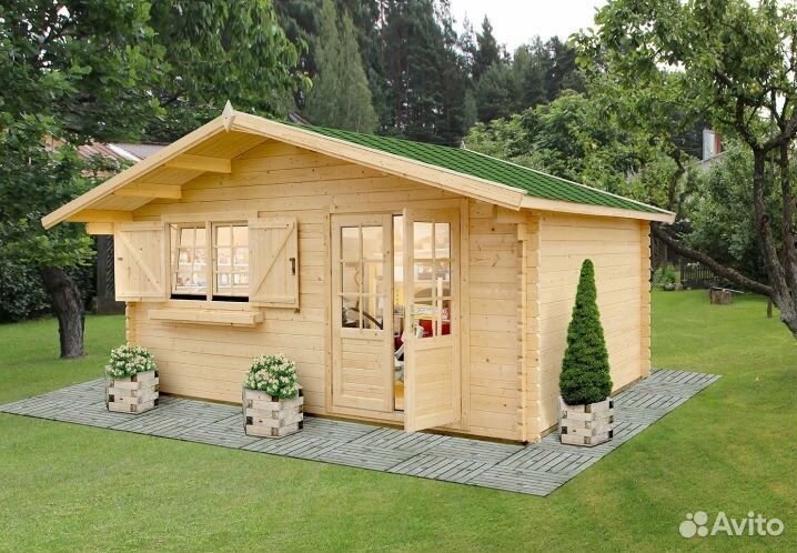 Дачный домик 4.6x4.6 метра (весна-осень)