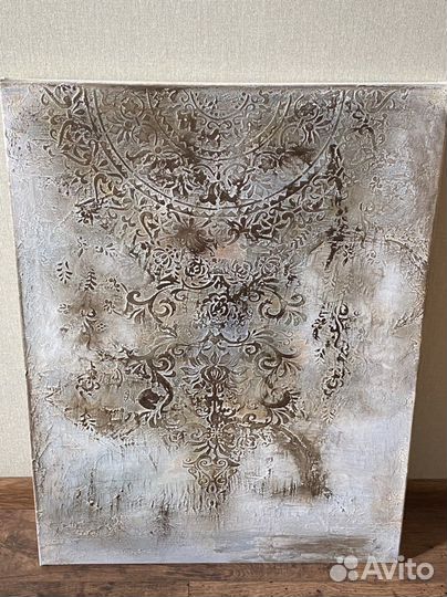 Картина винтаж на холсте