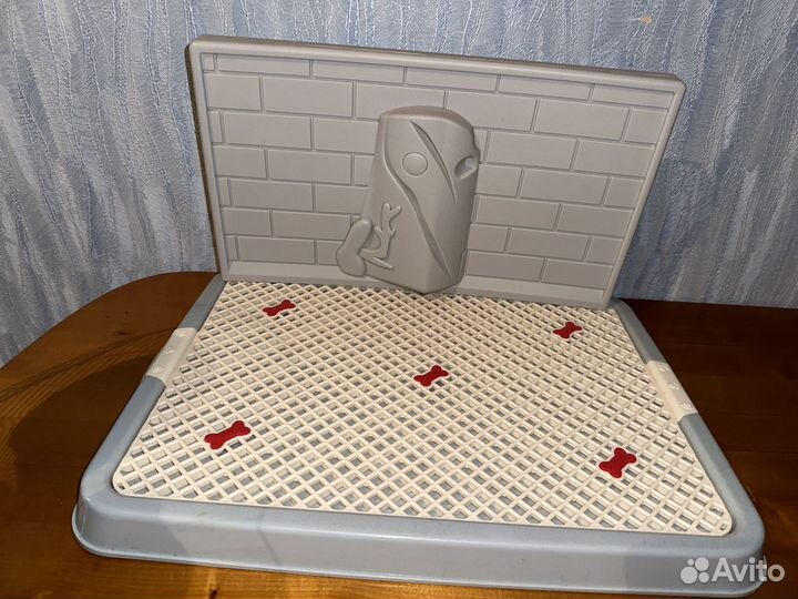 Лоток для собак мелких пород со стенкой