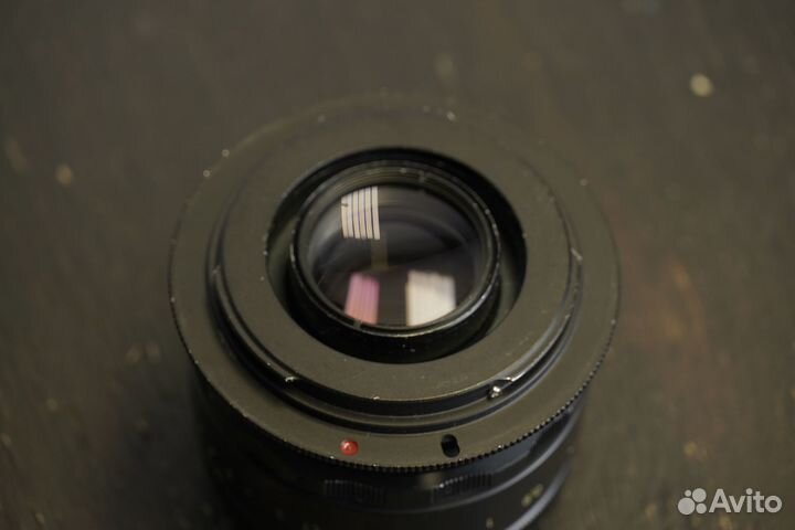 Helios 44 2 вместе с переходником Canon