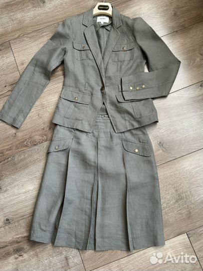 Костюм миллитари лен