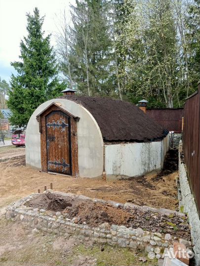 Изготовление бетонных погребов, установка