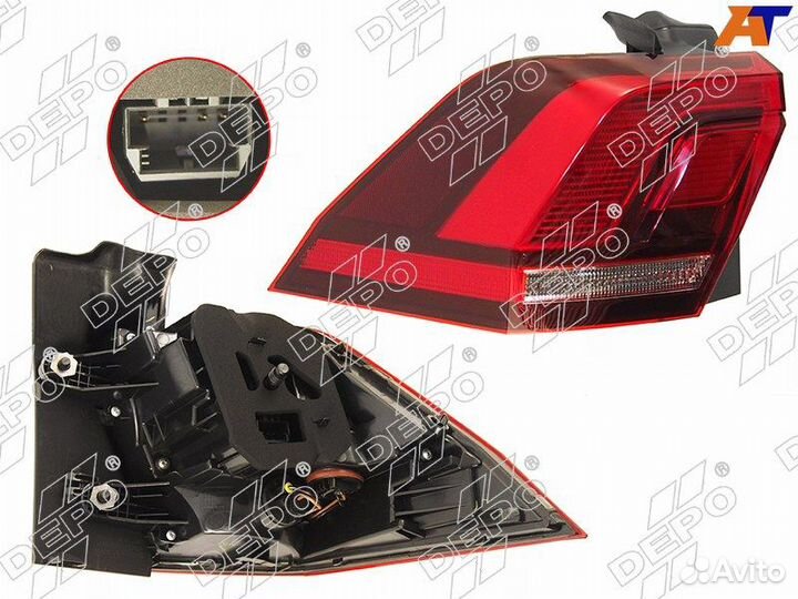 Фонарь задний VW tiguan 16- LH LED 441-19AML-WE