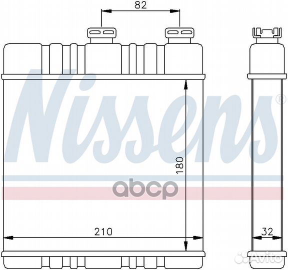 Радиатор отопителя opel: astra G (F08/F35/F48/F
