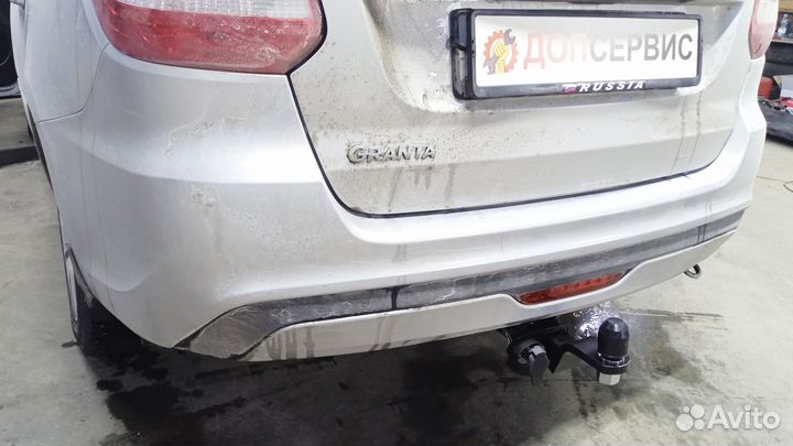 Фаркоп на LADA Granta легкосъемный шар под квадрат