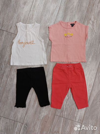 Пакет фирменных вещей 3-6мес (62-68-72)