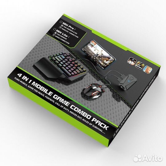 Игровая мышь и клавивтура геймпад для ios android