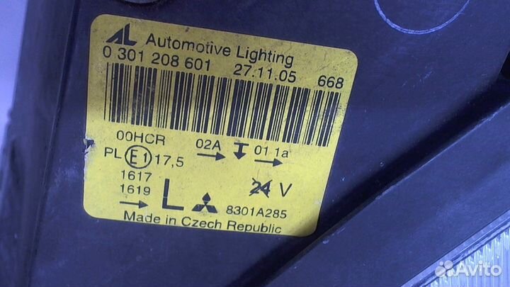 Фара (передняя) Mitsubishi Colt, 2006