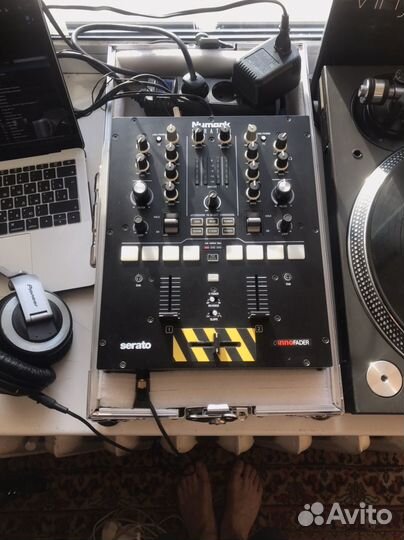 Микшерный пульт Numark scratch + таймкоды + кейс