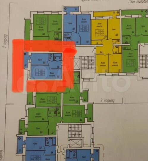 1-к. квартира, 39,4 м², 8/10 эт.