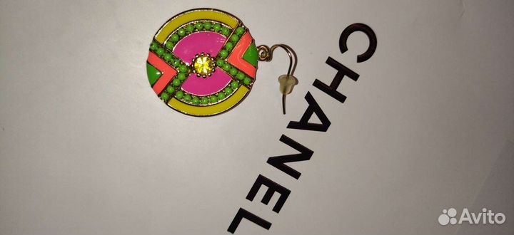 Серьги новые яркие летние