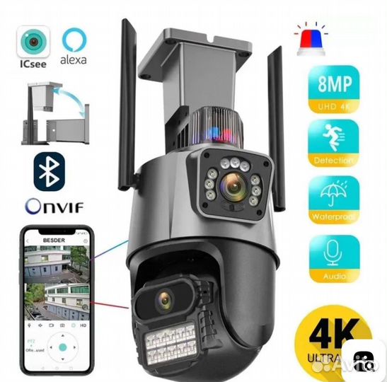 Уличная двойная видеокамера WiFi