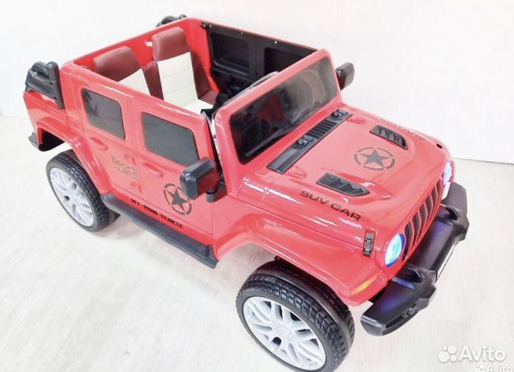 Детский электромобиль джип новый