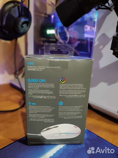 Мышь logitech g102