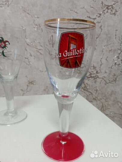 Пивной бокал La Guillotine и Brugse ZOT. бельгия