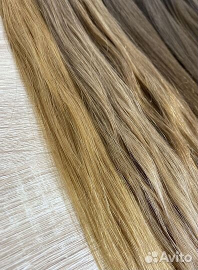 Славянские волосы mini пряди, 35см, блонд