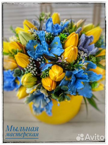 Букет из мыла