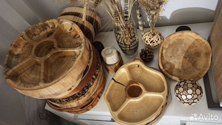 Менажница деревянная