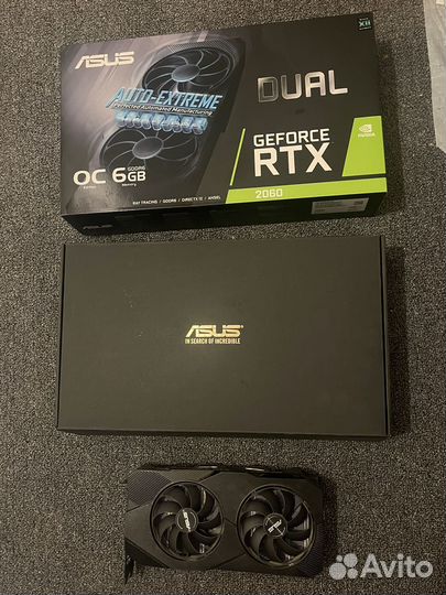 Видеокарта asus RTX 2060 6gb