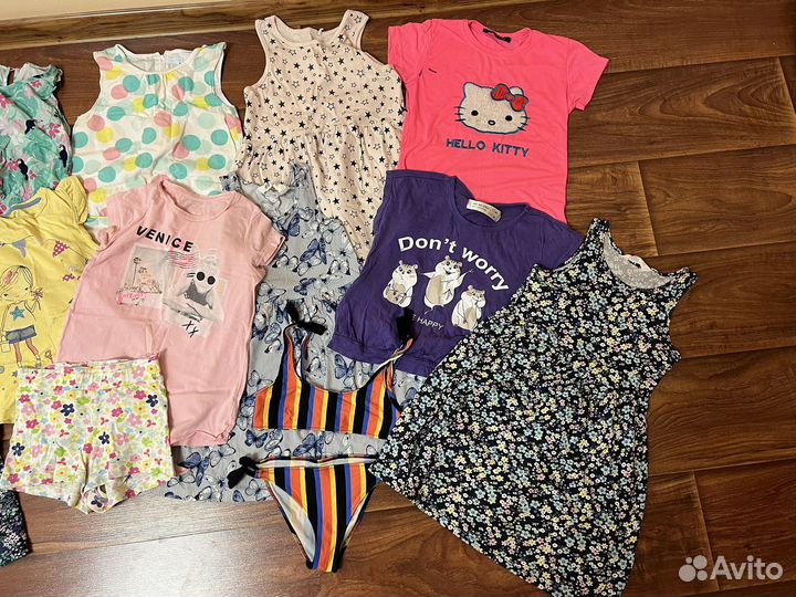 Пакет вещей для девочки 4-7 лет