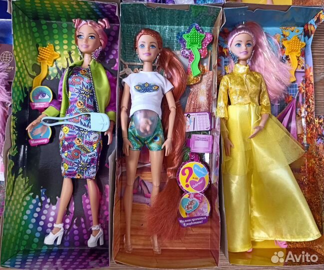 Куклы София в коробках, шарнирные