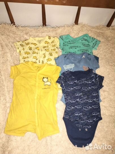 Боди, песочники, шорты