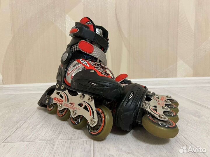 Роликовые коньки детские раздвижные
