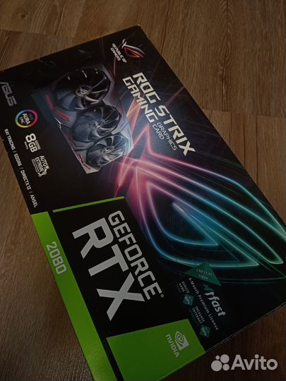 Видеокарта rtx 2080 asus rog strix