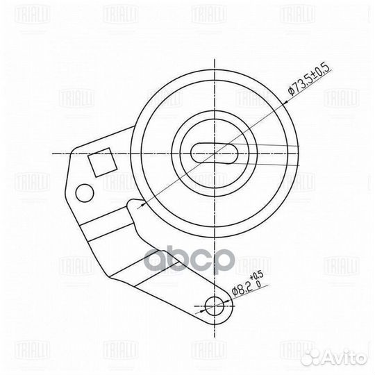 Ролик грм для а/м Opel Vectra A (88) 2.0i (нат