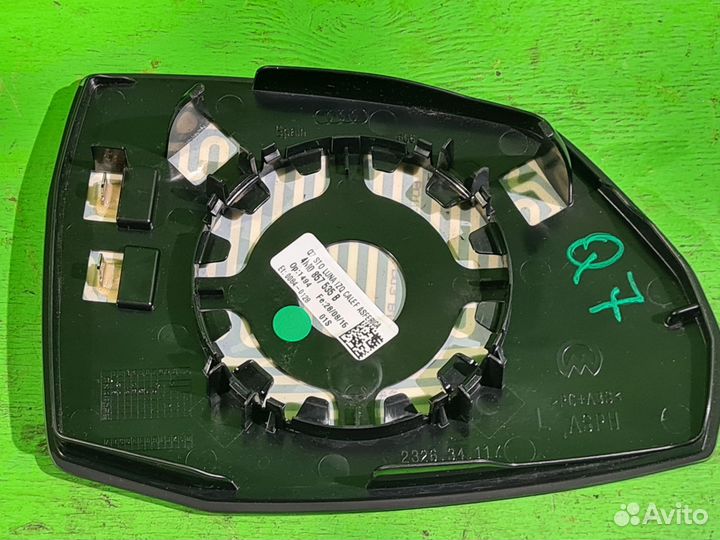 Стекло зеркала левого для Audi Q7 4M 2015 оригинал