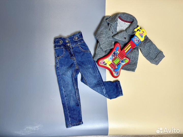 Одежда на весну и лето для девочки пакетом 80 86