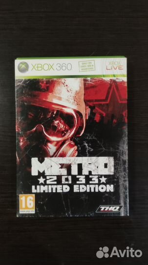 Игровой диск Metro 2033 на Xbox 360